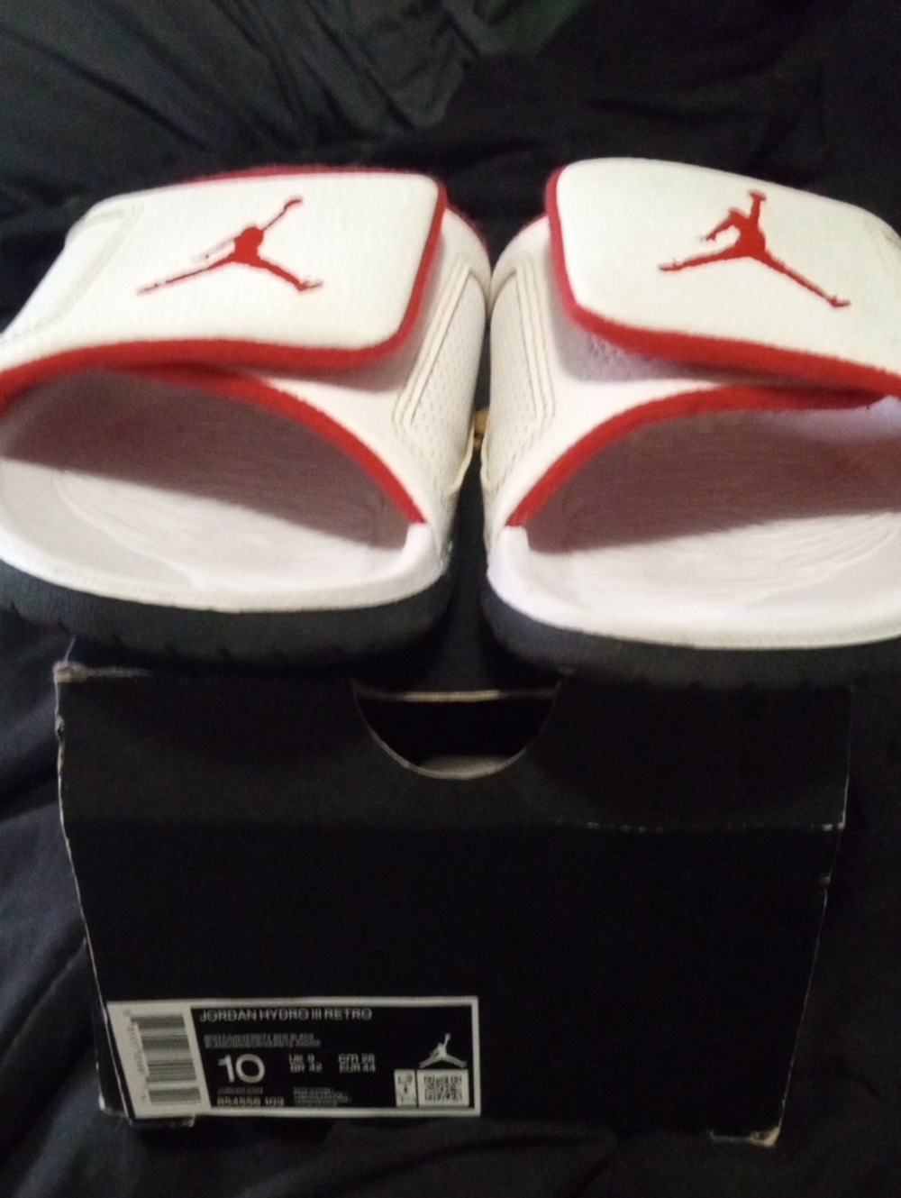 Jordan 3 Size 10 Sandals Great Condition Never In Dirt Worn Bout 4x Og Box🔥🔥🔥